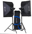 Interfit F121 200w Twin Head Softbox Kit INT907