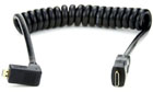 Atomos HDMI Micro To Full Coiled Right Angle Cable 30-45cm