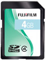 Fujifilm 4GB 33x Speed Class 4 SDHC Card