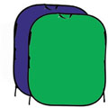 Manfrotto Plain Collapsible Reversible Chromakey Blue/Green 1.8 x 2.15m Background LC5987