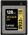 Lexar 128GB Professional 2933x 440MBs XQD Memory Card