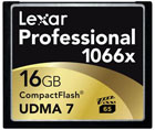Lexar 16GB 1066x Professional Compact Flash