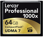 Lexar 64GB 1000x Professional Compact Flash