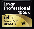Lexar 64GB 1066x Professional Compact Flash