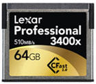 Lexar 64GB 3400x Professional Cfast 2.0 Card