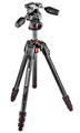 Manfrotto 190 Go Carbon Fibre Tripod With 3-Way Head MK190GOC4-3WX