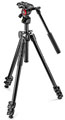 Manfrotto 290 Light Tripod With Befree Live Fluid Head MK290LTA3-V