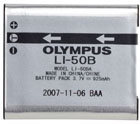 Olympus Li-50B Lithium Ion Battery