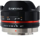Samyang 7.5mm f3.5 UMC Fish-Eye (Micro Four Thirds Mount) Lens