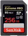 Sandisk 256GB Extreme Pro 95MBs Class 10 UHS-I SDXC Card