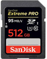 Sandisk 512GB Extreme Pro 95MBs Class 10 UHS-I SDXC Card