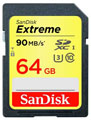 Sandisk 64GB Extreme 90MBs SDXC Card