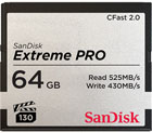 Sandisk Extreme Pro 64GB 525MBs Cfast 2.0 Card
