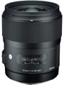 Sigma 35mm f1.4 DG HSM (Sigma Fit) A Lens