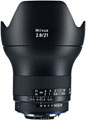 Zeiss 21mm f2.8 Milvus ZE (Canon Fit) Lens