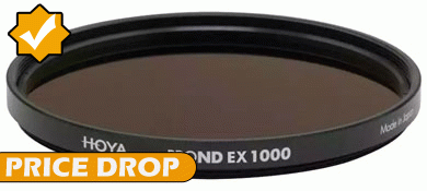 Price Drop on the Hoya 72mm PRO ND EX 1000 Filter