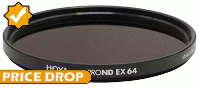 Price Drop on the Hoya 62mm PRO ND EX 64 Filter