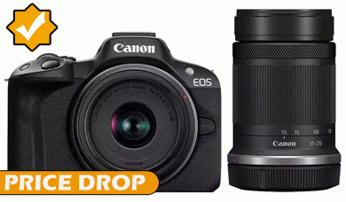 Price Drop on the Canon EOS R50 With RF-S 18-45mm and 55-210mm Lenses
