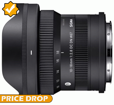 Price Drop on the Sigma 10-18mm f2.8 AF DC DN Contemporary Lens (L-Mount)