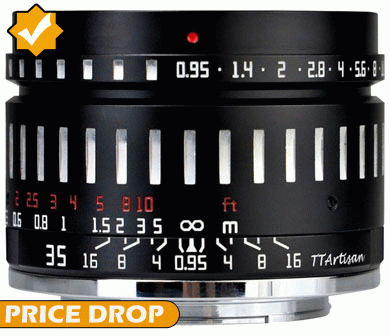 Price Drop on the TTArtisan 35mm f0.95 (Canon RF Fit) APS-C Lens