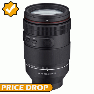 Price Drop on the Samyang 35-150mm f2-2.8 AF (Sony FE Fit) Lens