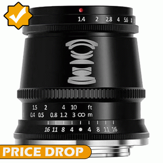 Price Drop on the TTArtisan 17mm f1.4 (Fuji X-Mount) Lens