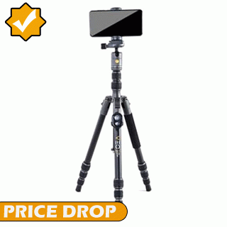 Price Drop on the Vanguard VEO 3GO 204CB Carbon Fibre Travel Tripod Kit