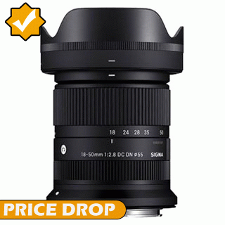Price Drop on the Sigma 18-50mm f2.8 DC DN Contemporary Lens (Canon RF Mount)