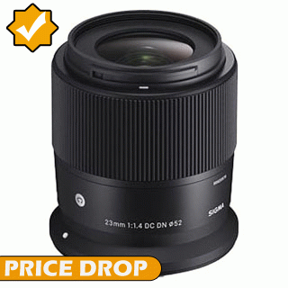 Price Drop on the Sigma 23mm f1.4 DC DN Contemporary Lens (Canon RF Mount)