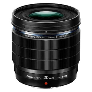 Compare Prices on the Olympus OM SYSTEM M.ZUIKO Digital ED 20mm f1.4 PRO