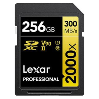 Compare Prices on the Lexar 256GB 2000x Professional UHS-II V90 SDXC Card