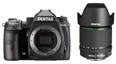 Compare Prices on the Pentax K-3 Mark III Camera with 18-135mm WR Lens