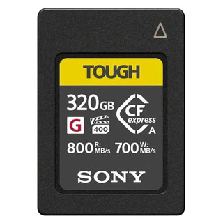 Compare Prices on the Sony 320GB Tough 800MBs CFexpress Type A Memory Card