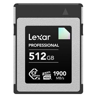 Compare Prices on the Lexar 512GB Professional Type B 1900MBs CFexpress  Card