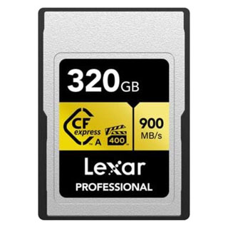 Compare Prices on the Lexar 320GB Professional Type A 900MBs Gold CFexpress Card