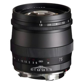 Compare Prices on the Voigtlander 75mm f1.9 MC VM Ultron Lens (Leica M Mount)