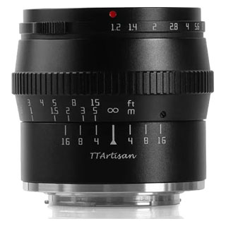 Compare Prices on the TTArtisan 50mm f1.2 (Nikon Z Mount) APS-C Lens