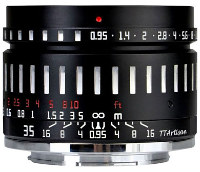 Compare Prices on the TTArtisan 35mm f0.95 (Canon RF Fit) APS-C Lens