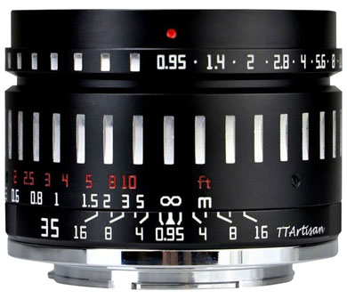 Compare Prices on the TTArtisan 35mm f0.95 (Sony E Mount) APS-C Lens