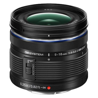 Compare Prices on the Olympus OM SYSTEM M.ZUIKO DIGITAL ED 9-18mm f4-5.6 II Lens