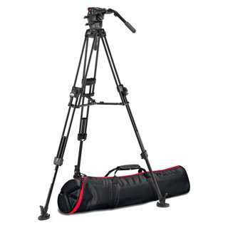 Compare Prices on the Manfrotto 526 Video Head with 645 Fast Twin Aluminium Tripod
