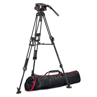 Compare Prices on the Manfrotto 509 Video Head with 645 Fast Twin Aluminium Tripod