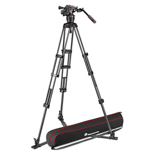 Compare Prices on the Manfrotto Nitrotech 608 Video Head with Carbon Fibre Twin Leg Tripod GS MVK608TWINGC