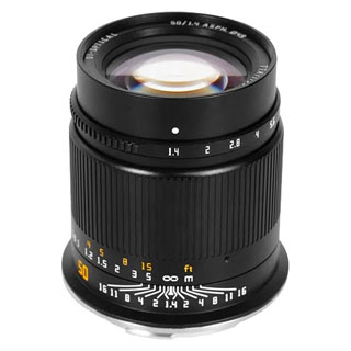 Compare Prices on the TTArtisan 50mm f1.4 ASPH (L-Mount) Lens