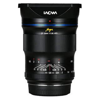 Compare Prices on the Laowa 33mm f0.95 Argus CF Lens (Canon RF Mount)