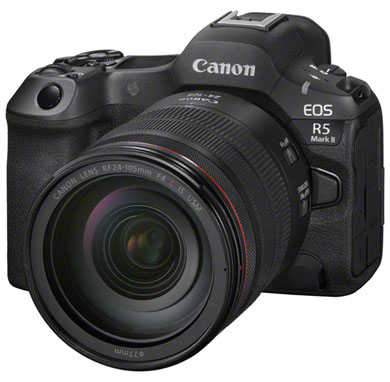 Compare Prices on the Canon EOS R5 II Camera with 24-105mm f4 L Lens
