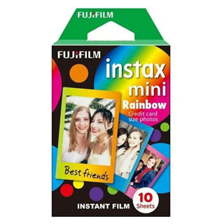 Compare Prices on the Fujifilm Instax Mini Rainbow Border Film 10 Shot