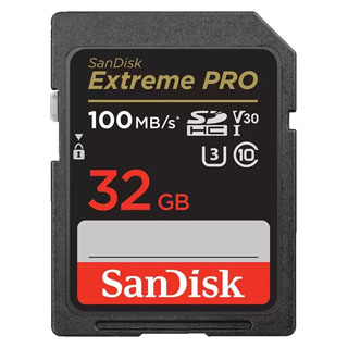 Compare Prices on the Sandisk 32GB Extreme Pro 100MBs Class 10 SDHC Card