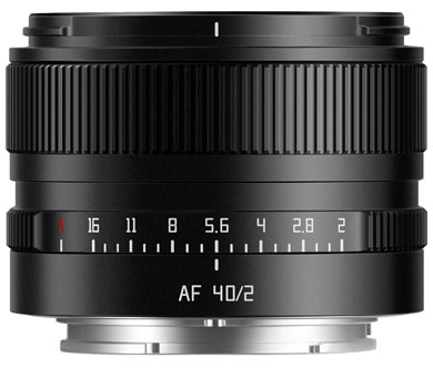 Compare Prices on the TTArtisan 40mm AF f2 (Sony E Mount) Lens