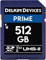 Delkin 512GB PRIME 300MBs SDXC V60 Memory Card best UK price